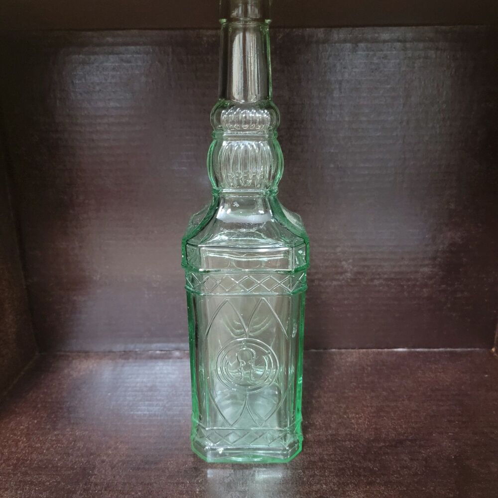 Light Green Decorative Bottle 11.5"